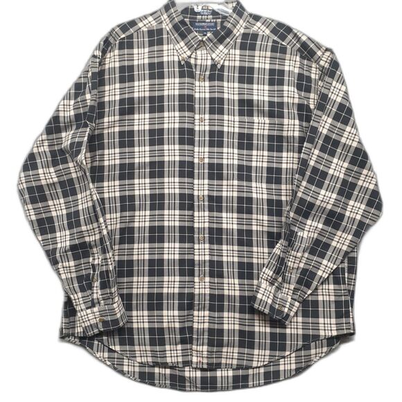 Hathaway Sport Button Up Shirt Long Sleeve Multicolor Combed Cotton Mens XXL - Picture 1 of 8